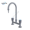 Deck Mounted Laboratory Faucet with Swing Gooseneck 
