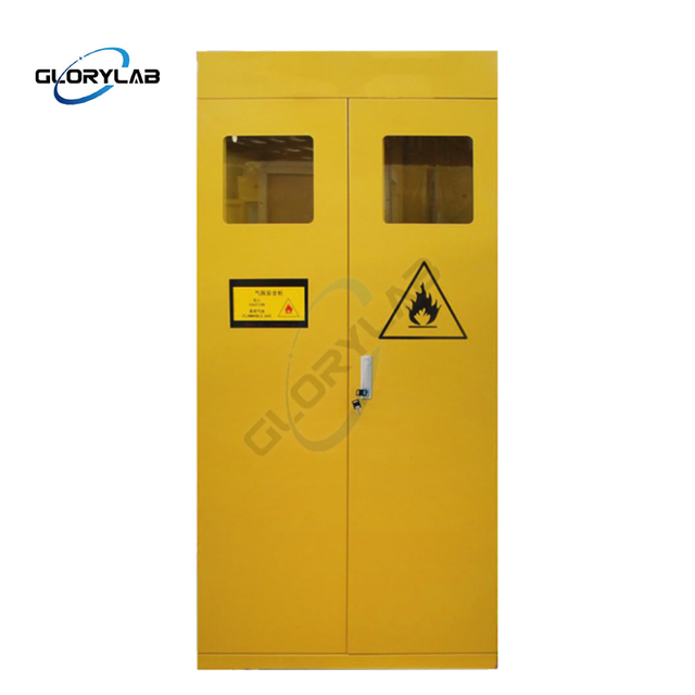 Steel Double Gas Cylinder Storage Cabinet